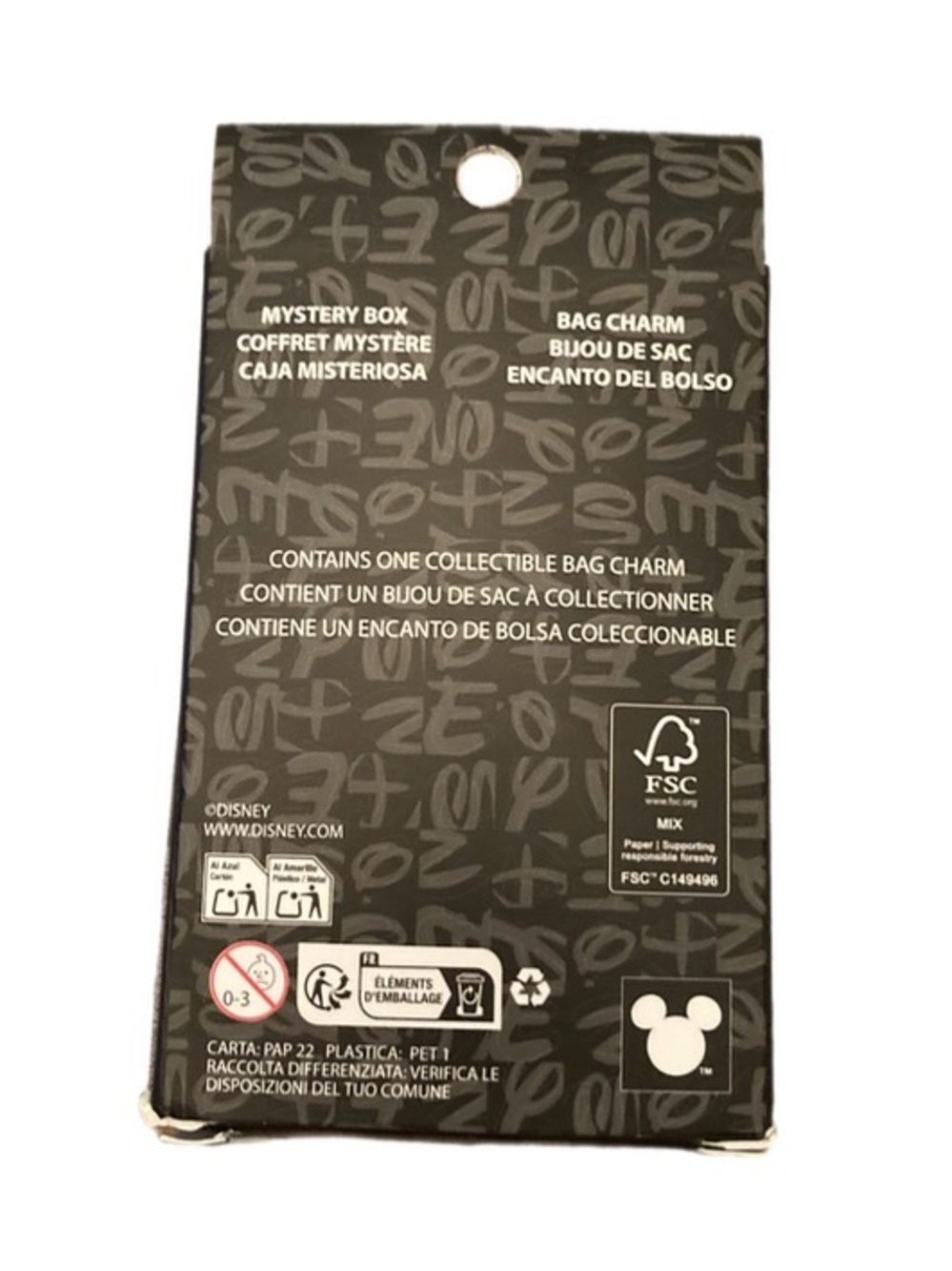 Mickey & Friends Picnic Cosplay Mystery Loungefly Mini Backpack Keychain Charm - Picture 3 of 3